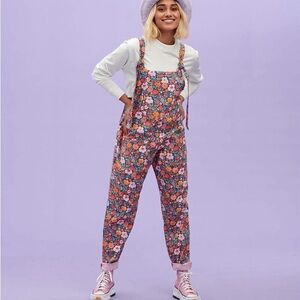 Lucy & Yak Dune Print Overalls / Dungarees